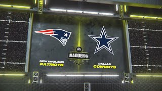 Madden NFL 24 - New England Patriots Vs Dallas Cowboys Simulation Week 4 All-Madden PS5 Gameplay