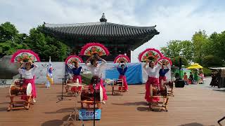 장구 힐링- 왜이리 웃는교!          춤추는 용두산~~ㅎㅎ (창부타령,진도아리랑, 길가에  앉아서)