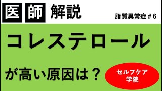 あなたのコレステロールが高い原因【脂質異常症の機序】【脂質異常症＃６】