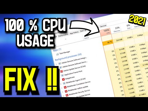 Fix 100% CPU usage in Windows 10. Fixed issue with high CPU usage stuck on 100% CPU usage.