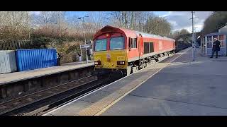 Trains at winchester 24th and 25th feb