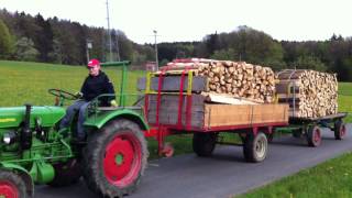 Holz fahren,mit Fendt Dieselross F 24L .