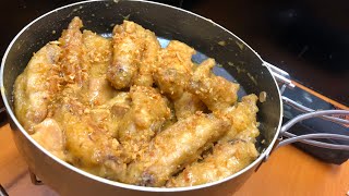 チキンカレーチキンマシマシをハイボールでキメるだけの動画