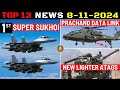 Indian Defence Updates : 1st Super Sukhoi,Prachand Data Link,New Lighter ATAGS,F-404 Supply Chain