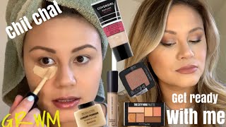 GRWM- GET READY W/ ME! CHIT CHAT... COVERGIRL, ELF, MAKEUP REVOLUTION ETC....
