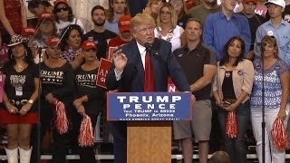 Full video: Donald Trump rallies in Arizona