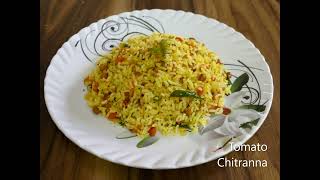 Tomato Chitranna recipe || Tomato rice recipe ||Simple breakfast recipe