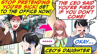 I Had a Fever of 104 So I Called in Sick But My Boss Said to Show Up or I'm Fired![RomCom Manga Dub]