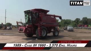 Case IH 1660, RT, Bin Ext, Chop, Spread Combine Sold on ELS!