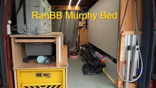 RanBB DIY Van Murphy Bed completed and used