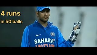 4 runs in 50 balls | Dhoni captaincy|India vs South Africa धोनी का जबर्दस्त कप्तानी