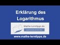 Die Spezialversion des  Logarithmus - mathe-lerntipps.de