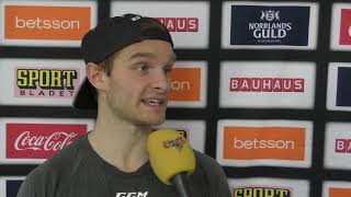 MrMadhawk.se Johan Olofsson efter Brynäs-Malmö 2019-10-29