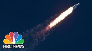 Watch Live: SpaceX Falcon Heavy Rocket Launches From Florida | NBC News
