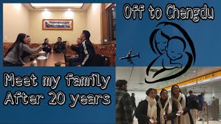 Off to Chengdu// meet my family// after 20 years// Tibetan vlogger// Amsterdam