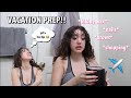 PREP with me for VACATION in Puerto Rico! | waxing, nails, shopping, etc!