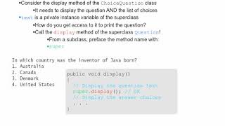 Java Concepts: Late Objects 3/e chapter 9 part 3