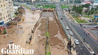 Earthquake affected Turkish provinces hit by flash floods