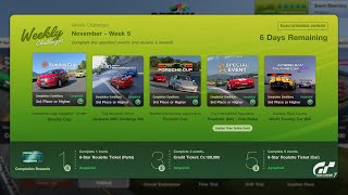 Gran Turismo 7 | Weekly Challenges November 2024 Week 5 - Miata answer again \u0026 WTC800 [PS5 Pro]