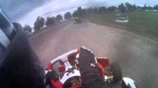 Accidente de Karting con camara abordo