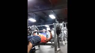 Bench press/280lbs x 6 reps