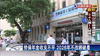 勞保2026年破產 中央年底推改革新版－民視新聞