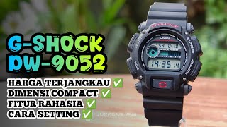 REVIEW JAM TANGAN PRIA G-SHOCK DW-9052 | CARA SETTING DAN FITUR TERSEMBUNYI‼️