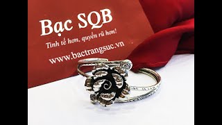 Lắc tay bạc Thái Lan  siêu xinh | Bạc SQB