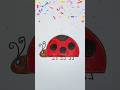 How to draw a ladybug easy step by step for kids🐞 #shorts #kids