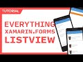 Xamarin.Forms ListView - Everything you need to know (& .NET MAUI)