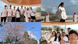 Raw vlog🫣||First time visiting university campus🏫||marathon🏃‍♀️||Yangyang Sikkim🎀✨||