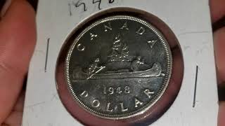 1948 Canada Silver Dollar