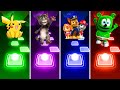 Pikachu - Talking Tom - Paw Patrol - Gummy Bear | Tiles Hop EDM Rush!