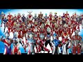 Ultraman All Transformation (Ultraman-Ultraman Suit) 1966-2022