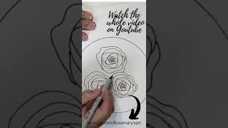 How To Draw Birds and Flowers Pencil  Drawing Sketch. #shorts