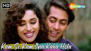 Kam Se Kam Itna Kaha Hota | Madhuri, Salman Khan Songs | Alka Yagnik Songs | Dil Tera Aashiq Songs