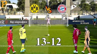 Dortmund vs Bayern [ Longest Penalty Shootout]  eFootball™ PC Gameplay #penalty