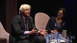 Boris Johnson recites extracts of \