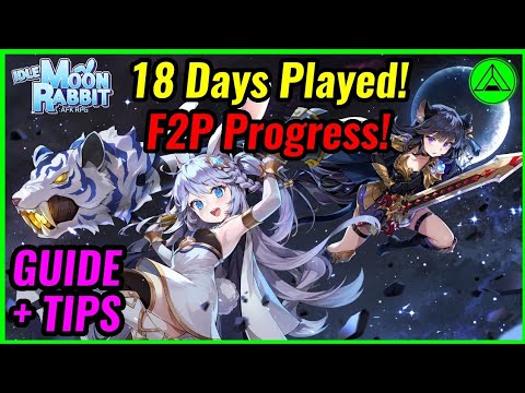 The Best F2P IDLE RPG Game?! (Guide & Tips) Idle Moon Rabbit