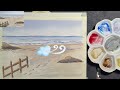 how to paint an easy seascape in watercolor