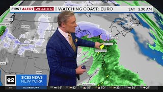 First Alert Weather: Rain expected late Friday night, snow on Tuesday?