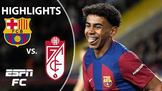🚨 YAMAL THE SAVIOR 🚨 Barcelona vs. Granada | LALIGA Highlights | ESPN FC