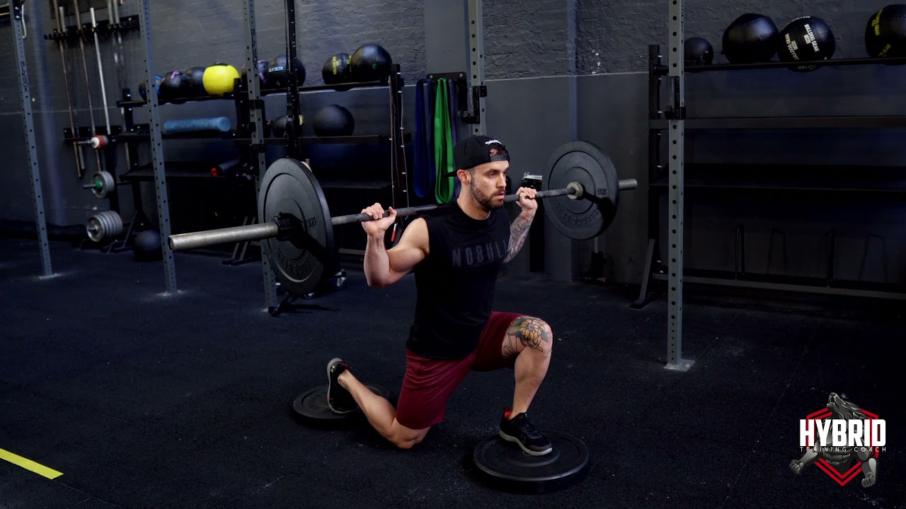 Deficit Split Squat Barbell Youtube