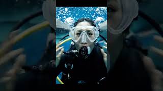Trainer S Mask Leaks During Shark Feed