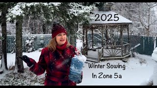 2025 Winter Sowing in Zone 5a!