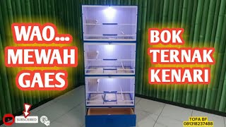 KANDANG TERNAK KENARI MEWAH  !!! isi 3 bongkar pasang Pesenan bosku Banjarnegara