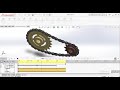 solidworks tooth chain 鍊條與齒輪動畫 步驟 6 動畫輸出 線上課程