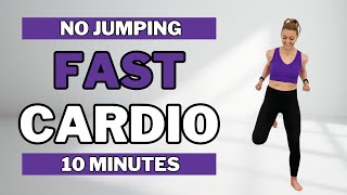 🔥10 Min FAST CARDIO for Weight Loss🔥SUPERSONIC CARDIO WORKOUT🔥ALL STANDING🔥NO JUMPING🔥KNEE FRIENDLY🔥