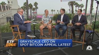 Grayscale CEO on spot bitcoin appeal latest