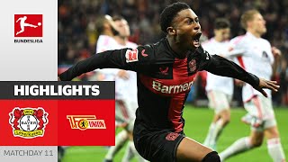 Bayer 04 Leverkusen - Union Berlin 4-0 | Highlights | Matchday 11 – Bundesliga 2023/24
